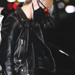 Jimin Leather Jacket Kpop Airport Fashion Outfit