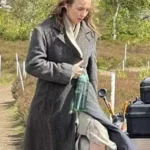 Jodie Comer 28 Years Later 2025 Grey Coat front