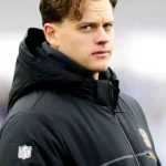 Joe Burrow Cincinnati Bengals Black Hooded Jacket side