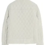 Joe Burrow White Quilted Jacket