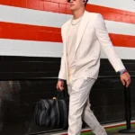 Joe Burrow White Blazer front