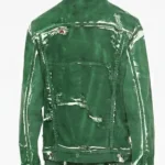 Joe Burrows Green Denim Jacket