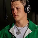 Joe Burrows Green Jacket front