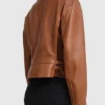 Just Friends Leather Jacket Back