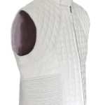 Justin Bieber Quilted White Vest
