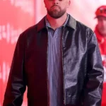 Kansas City Chiefs Game Travis Kelce Leather Jacket