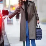 Karlie Kloss Brown Wool Coat 2022