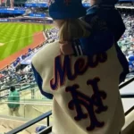 Kate Upton New York Mets Varsity Jacket