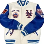 Kate Upton New York Mets Varsity Jacket front