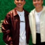 Katie McCabe Dublin Game Leather Jacket