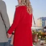 Katrina Bowden The Most Colorful Time of the Year Red Coat