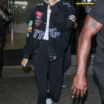 Kendall Jenner Black Sporty Wool Jacket