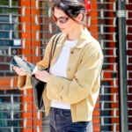 Kendall Jenner NYC 2025 Suede Jacket