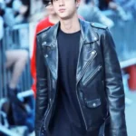 Kim Seok Jin Black Jacket – BTS Airport Fashion