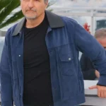 Kleber Mendonça Filho The Secret Agent Suede Leather Jacket front