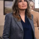 Law and Order SVU S27 Mariska Hargitay Grey Blazer front