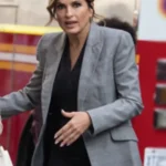 Law and Order SVU S27 Olivia Benson Grey Blazer front