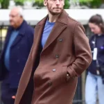 Lazarus Sam Claflin Wool Coat front