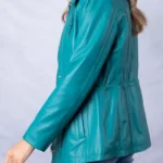 Levens Leather Field Jacket sleeves