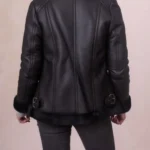 Linthwaite Sheepskin Aviator Jacket back