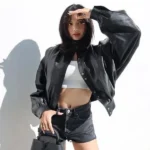 Lisa Blackpink Leather Jacket