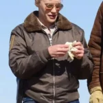 Longmire Victoria Moretti Shearling Bomber Jacket front