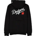 Los Angeles Dodgers Undefeated Tally Black Hoodie back
