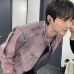 Lovely Runner Byeon Woo-seok Idol Purple Denim Jacket