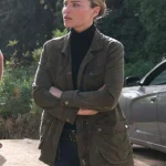 Lucifer Season 4 Chloe Decker Military Green Jacket front