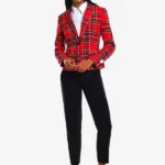 Lumberjackie women red blazer front