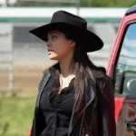 Madison Cheeatow Heartland Black Leather Jacket