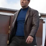 Mark Wahlberg Brown Leather Blaze
