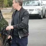 Max Beesley Bomber Leather Jacket