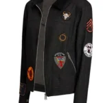 Maya Hawke Stranger Things Season 4 Shearling Black Jacket