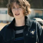 Maya Hawke Stranger Things Season Black Denim Jacket