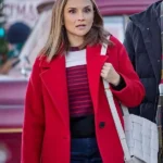 Merry Rachael Leigh Cook Tis the Season to be Red Wool Coat