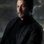 Miles Teller The Gorge 2025 Black Jacket front