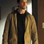 Miles Teller The Gorge 2025 Brown Jacket front