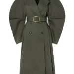 Molly Novak Loot S03 Green Trench Coat front