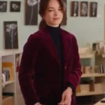 Murder in a Small Town Kristin Kreuk Velvet Blazer front