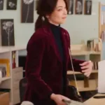 Murder in a Small Town S02 Kristin Kreuk Velvet Blazer