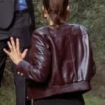 NCIS Tony and Ziva S01 Nassima Benchicou Leather Jacket back
