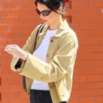 NYC 2025 Kendall Jenner Suede Jacket