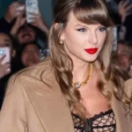 NYC Taylor Swift Beige Wool Coat