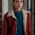 Nancy Wheeler Stranger Things Red Denim Jacket