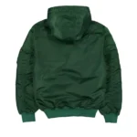 New York Yankees x Alpha Industries x New Era Bomber Jacket green back