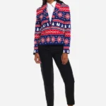 Nordic Noelle Women Blue Blazer front