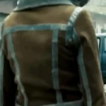 Olga Kurylenko Afterburn Leather Jacket back