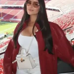 Olivia Culpo Red Jacket