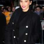 Olivia Munn Black coat